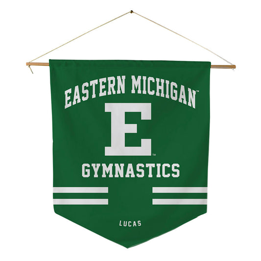 EMich - NCAA Women's Gymnastics : Brianna Lucas - Pennant - 18" x 21"-0