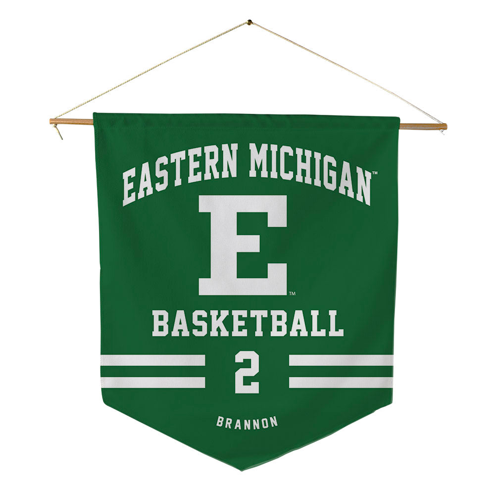 EMich - NCAA Women's Basketball : Ruby Brannon - Pennant - 18" x 21"-0