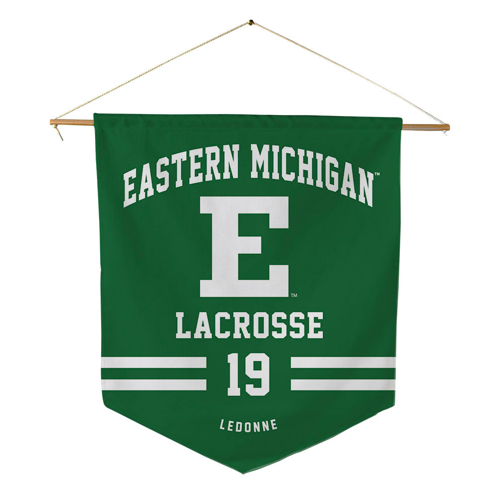EMich - NCAA Women's Lacrosse : Zola LeDonne - Pennant - 18" x 21"-0