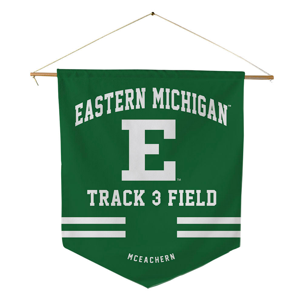 EMich - NCAA Men's Track & Field : Jake McEachern - Pennant - 18" x 21"-0