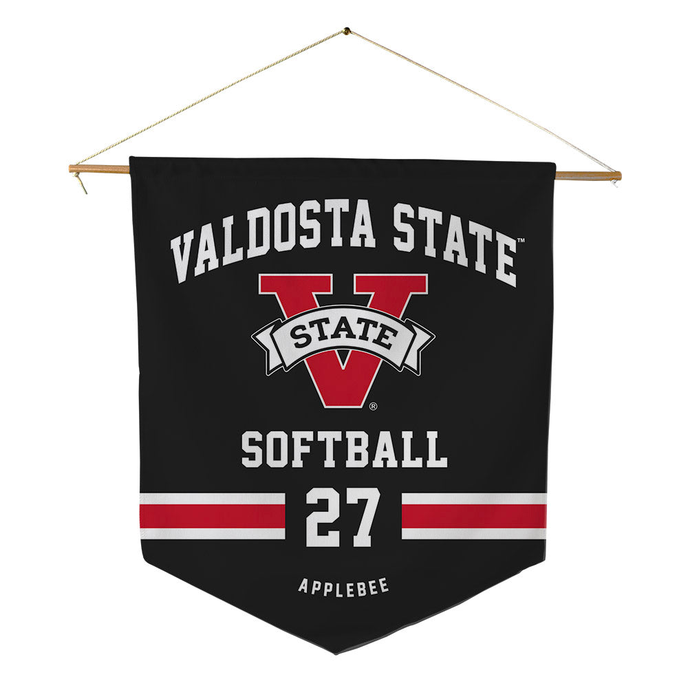 Valdosta State - NCAA Softball : Riley Applebee - Pennant - 18" x 21"-0