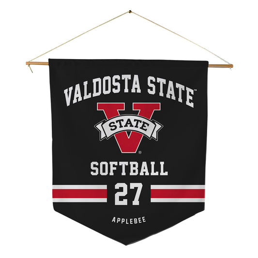 Valdosta State - NCAA Softball : Riley Applebee - Pennant - 18" x 21"-0
