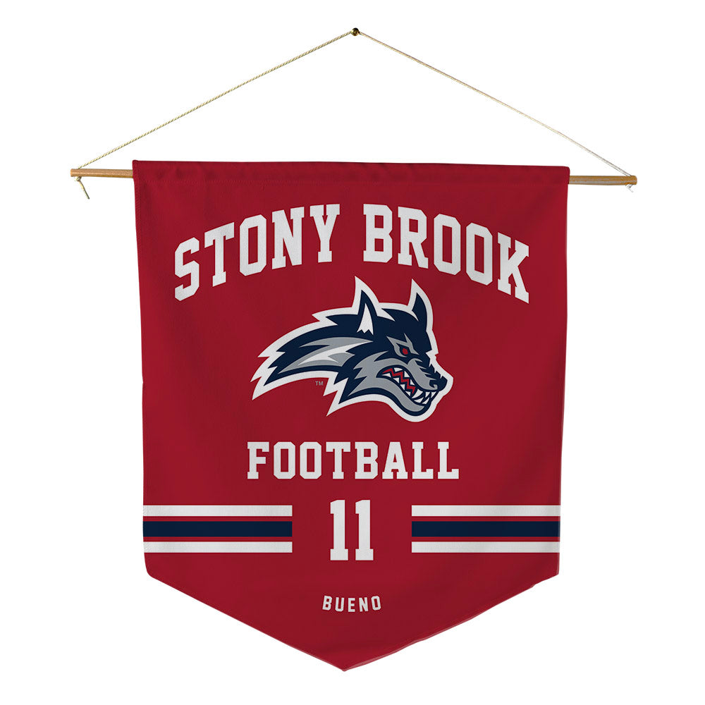 Stony Brook - NCAA Football : Khalid Bueno - Pennant - 18" x 21"-0