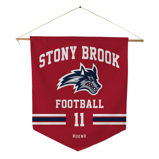 Stony Brook - NCAA Football : Khalid Bueno - Pennant - 18" x 21"-0