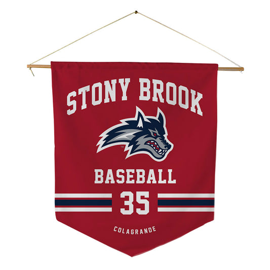 Stony Brook - NCAA Baseball : Aidan Colagrande - Pennant - 18" x 21"-0