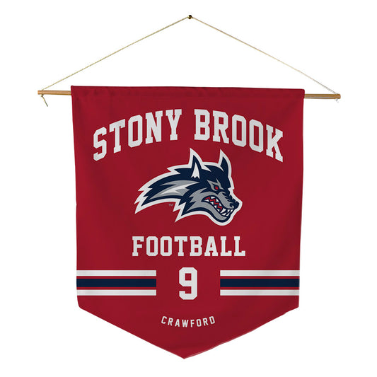 Stony Brook - NCAA Football : DaMario Crawford - Pennant - 18" x 21"-0