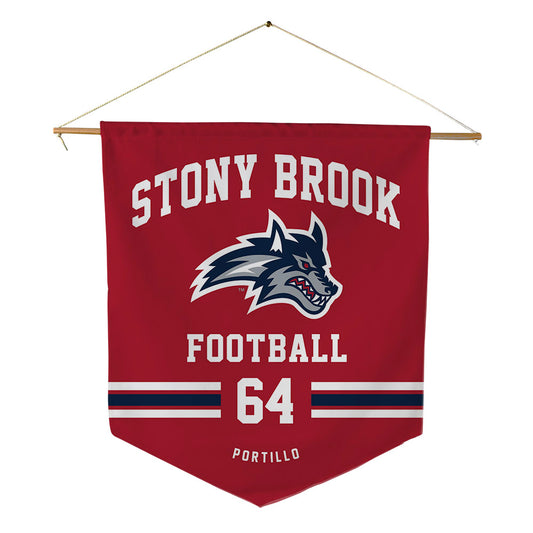 Stony Brook - NCAA Football : Angelo Portillo - Pennant - 18" x 21"-0