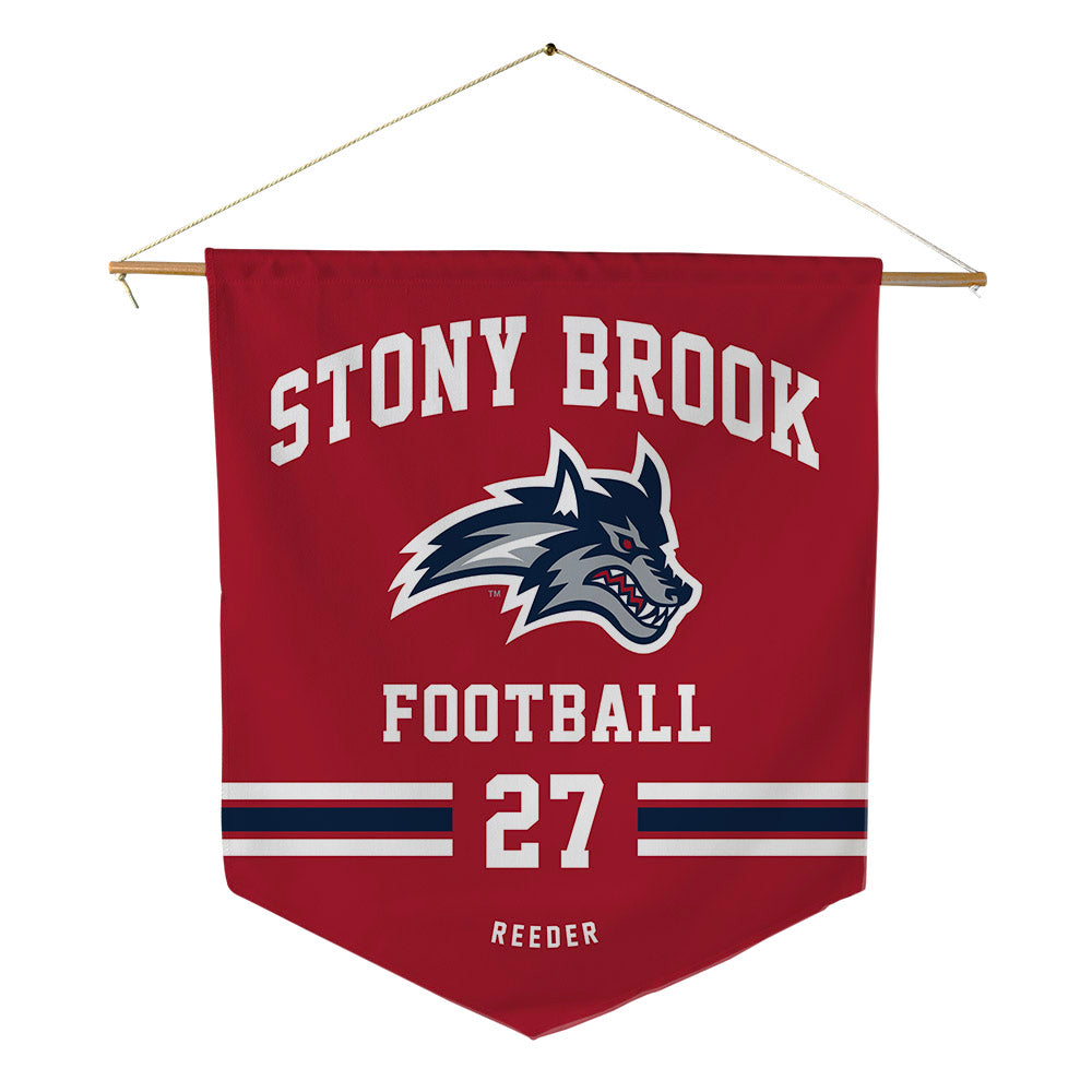 Stony Brook - NCAA Football : Jameer Reeder - Pennant - 18" x 21"-0