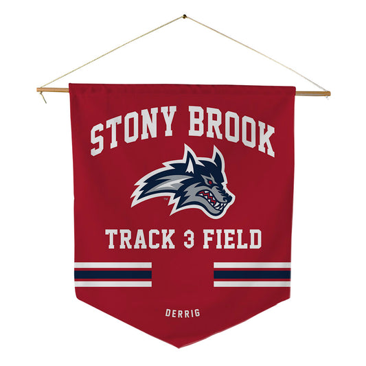 Stony Brook - NCAA Men's Track & Field : Mason Derrig - Pennant - 18" x 21"-0