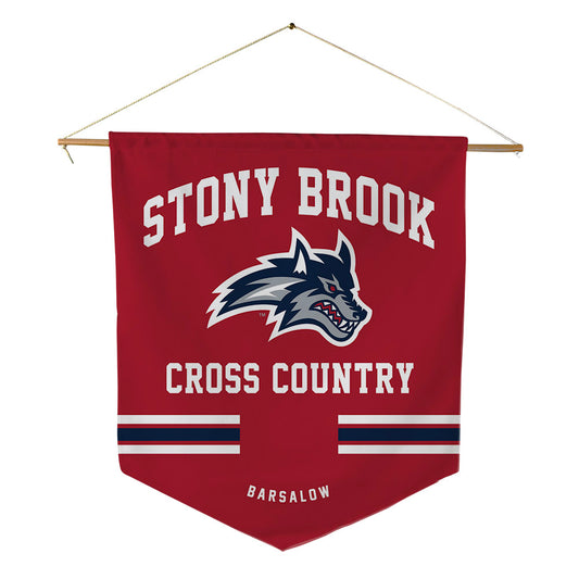 Stony Brook - NCAA Women's Cross Country : Logan Barsalow - Pennant - 18" x 21"-0