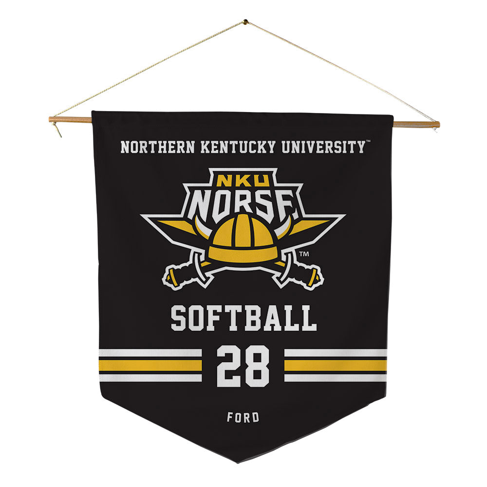 NKU - NCAA Softball : Kyndall Ford - Pennant - 18" x 21"-0
