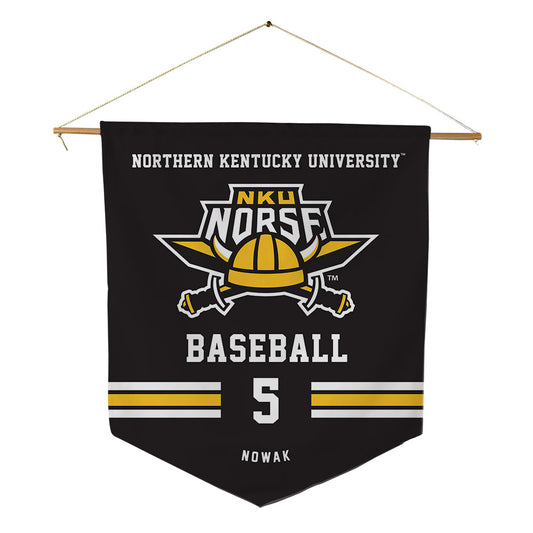 NKU - NCAA Baseball : Mark Nowak - Pennant - 18" x 21"-0
