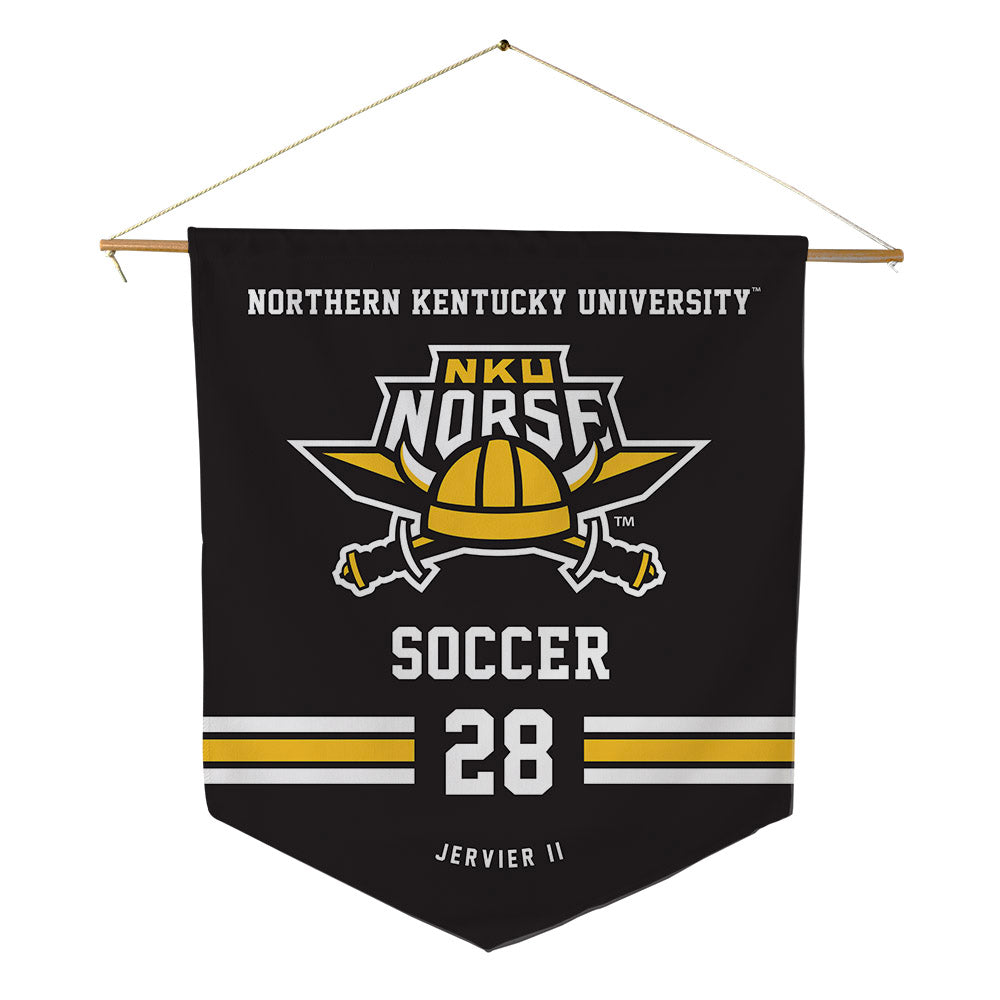 NKU - NCAA Men's Soccer : Gregory Jervier II - Pennant - 18" x 21"-0