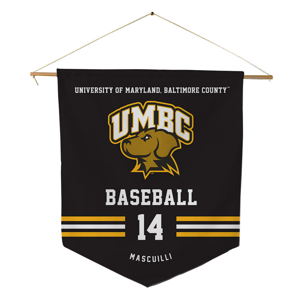 UMBC - NCAA Baseball : Anthony Mascuilli - Pennant - 18" x 21"-0