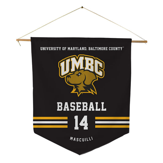UMBC - NCAA Baseball : Anthony Mascuilli - Pennant - 18" x 21"-0