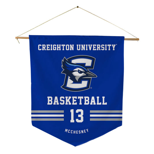 Creighton - NCAA Men's Basketball : Liam Mcchesney - Pennant - 18" x 21"-0