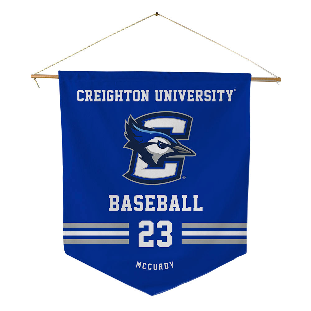 Creighton - NCAA Baseball : Mason McCurdy - Pennant - 18" x 21"-0
