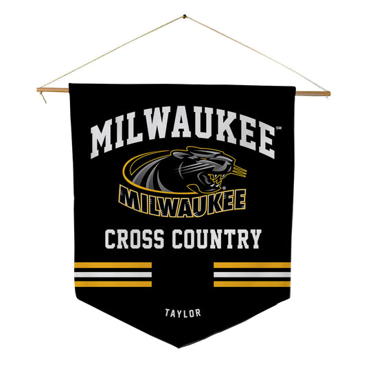 UW Milwaukee - NCAA Women's Cross Country : Janiyah Taylor - Pennant - 18" x 21"-0