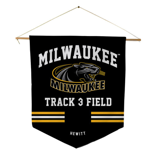 UW Milwaukee - NCAA Women's Track & Field : Sienna Hewitt - Pennant - 18" x 21"-0