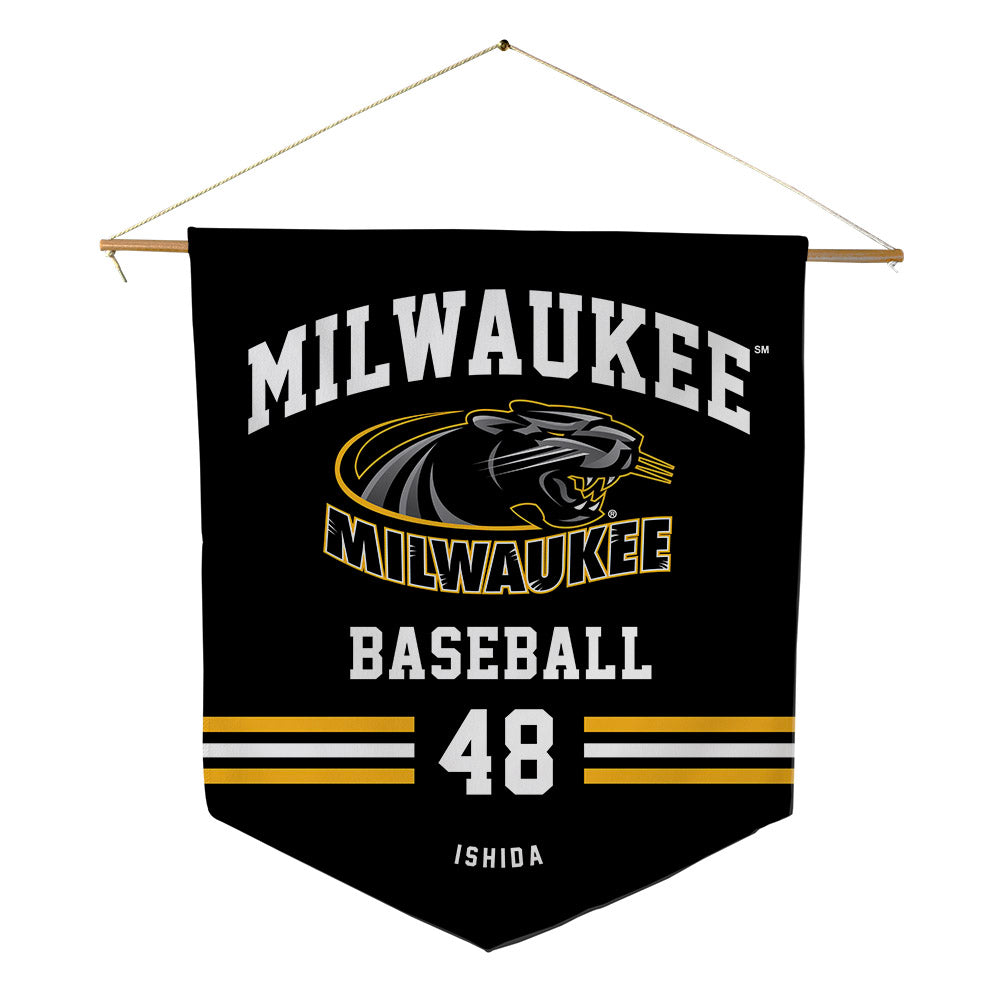 UW Milwaukee - NCAA Baseball : Sotaro Ishida - Pennant - 18" x 21"-0