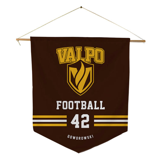 Valpo - NCAA Football : Alex Goworowski - Pennant - 18" x 21"-0