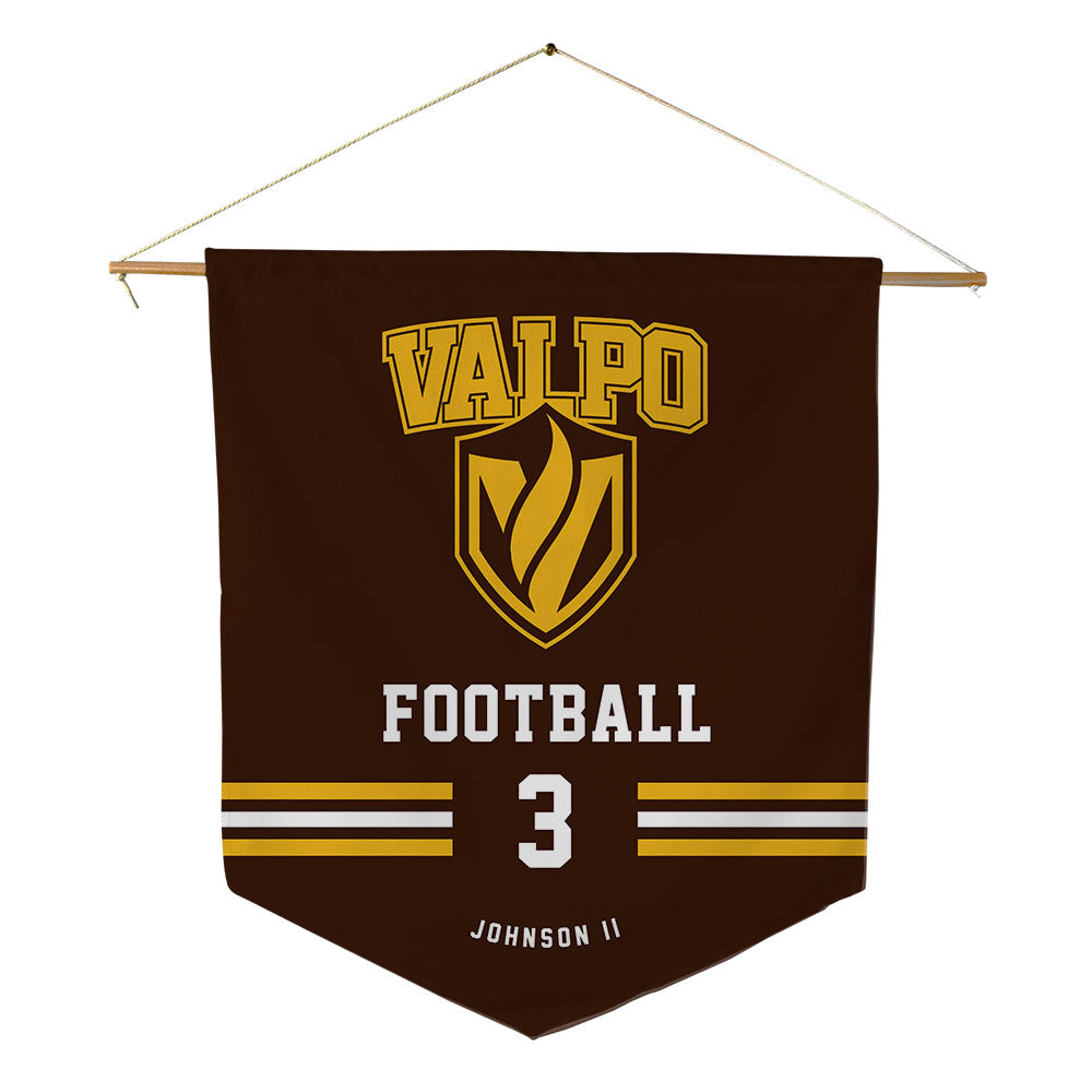 Valpo - NCAA Football : Mark Johnson II - Pennant - 18" x 21"-0