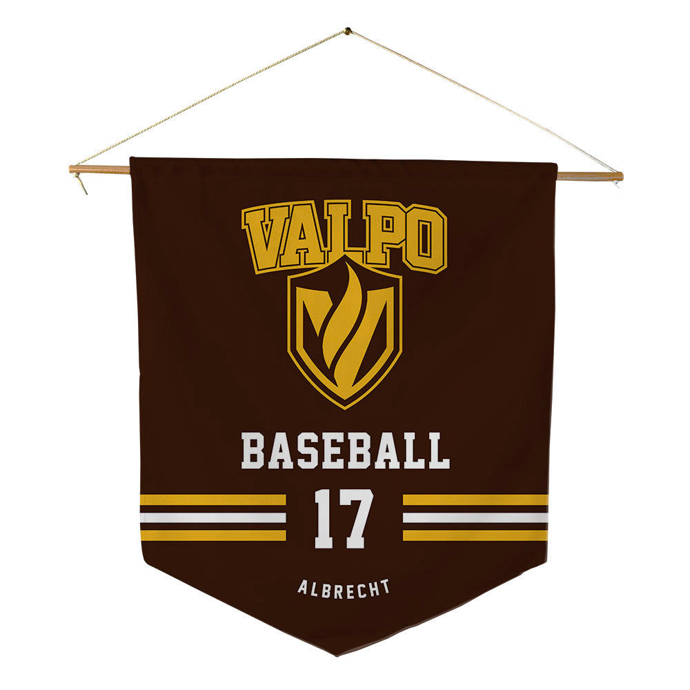 Valpo - NCAA Baseball : Luke Albrecht - Pennant - 18" x 21"-0