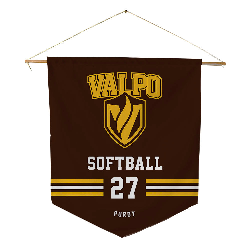 Valpo - NCAA Softball : Kayla Purdy - Pennant - 18" x 21"-0