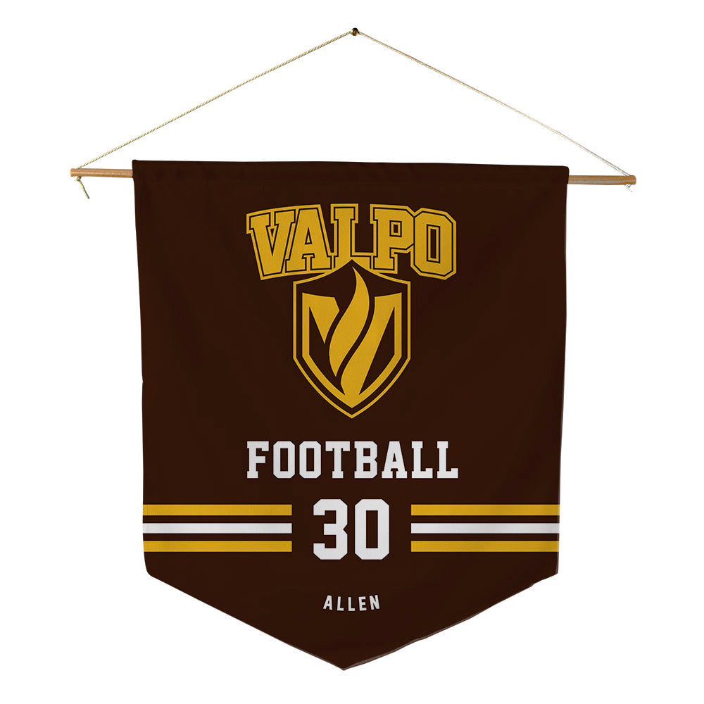 Valpo - NCAA Football : Ashton Allen - Pennant - 18" x 21"-0