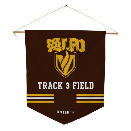 Valpo - NCAA Men's Track & Field : Donald Wilson III - Pennant - 18" x 21"-0