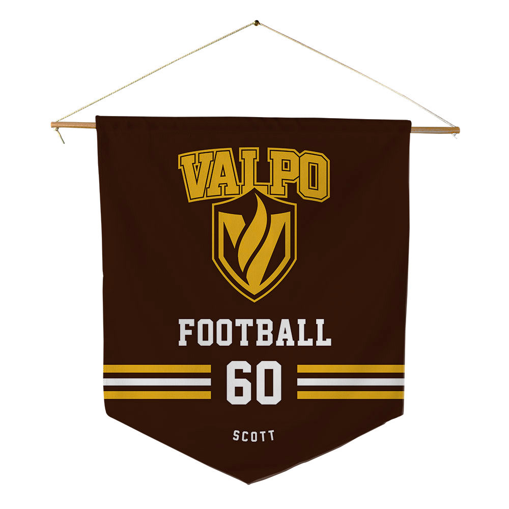 Valpo - NCAA Football : Carson Scott - Pennant - 18" x 21"-0