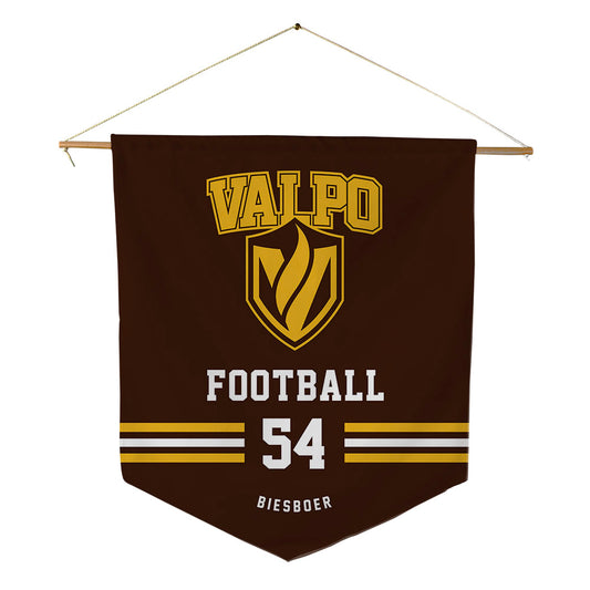 Valpo - NCAA Football : Michael Biesboer - Pennant - 18" x 21"-0