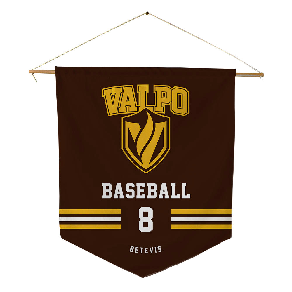 Valpo - NCAA Baseball : George Betevis - Pennant - 18" x 21"-0