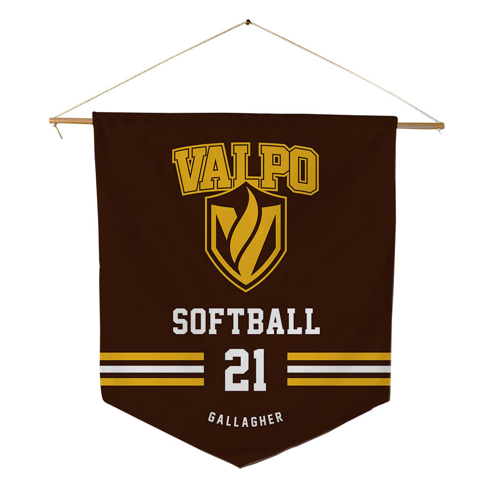 Valpo - NCAA Softball : Mackenzie Gallagher - Pennant - 18" x 21"-0