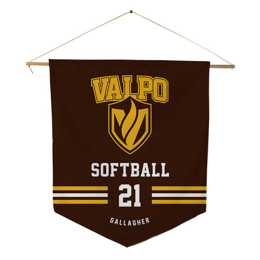 Valpo - NCAA Softball : Mackenzie Gallagher - Pennant - 18" x 21"-0