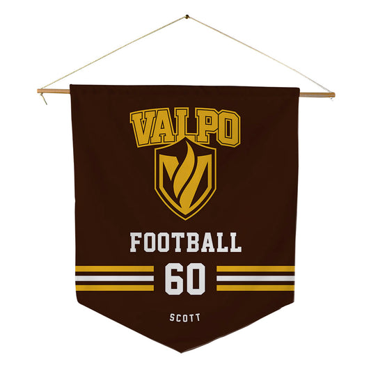 Valpo - NCAA Football : Carson Scott - Pennant - 18" x 21"-0