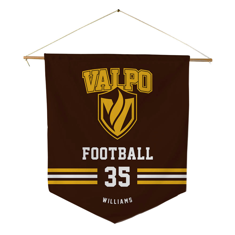 Valpo - NCAA Football : Adrian Williams - Pennant - 18" x 21"-0