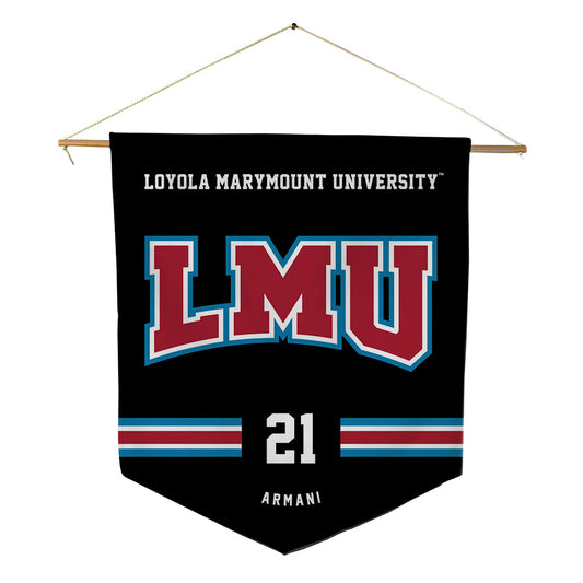 LMU - NCAA Men's Soccer : Tristan Armani - Pennant - 18" x 21"-0