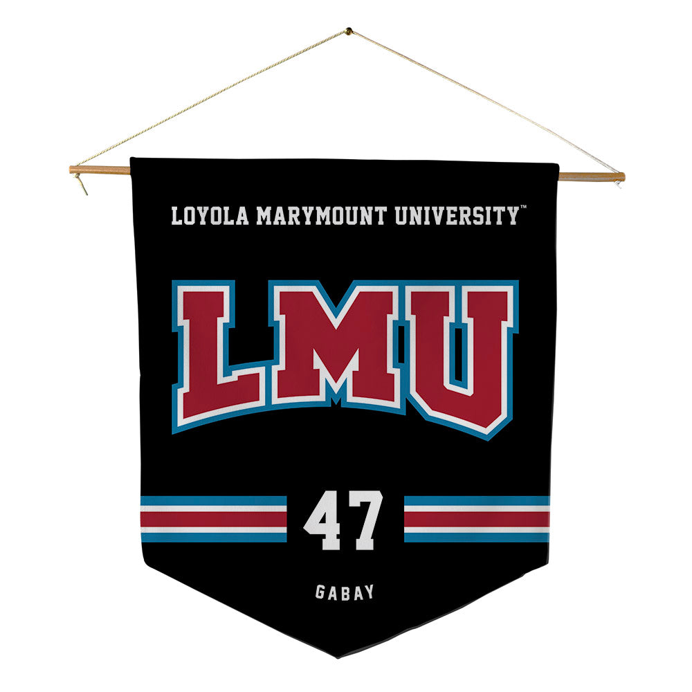 LMU - NCAA Baseball : Lucas Gabay - Pennant - 18" x 21"-0