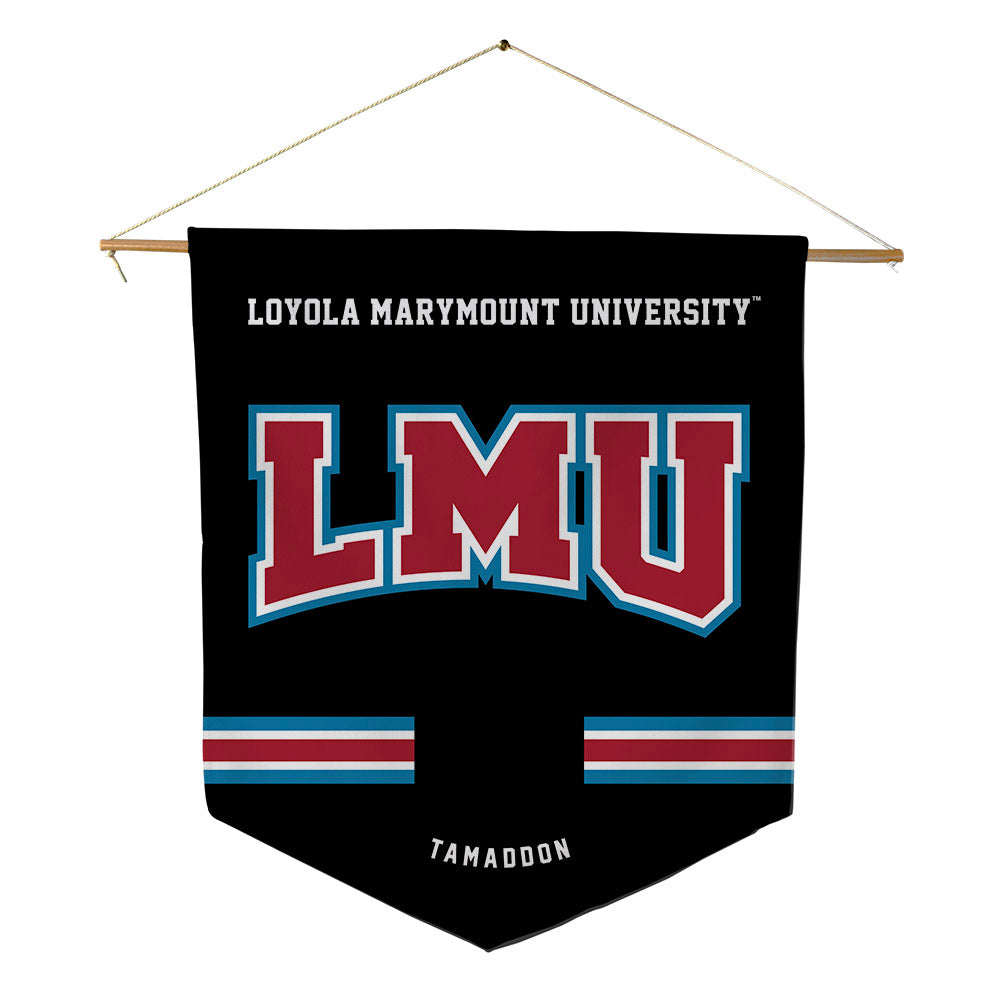 LMU - NCAA Men's Tennis : Darius Tamaddon - Pennant - 18" x 21"-0