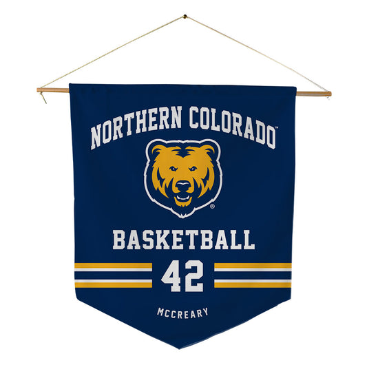 UNCO - NCAA Men's Basketball : Marcell McCreary - Pennant - 18" x 21"-0