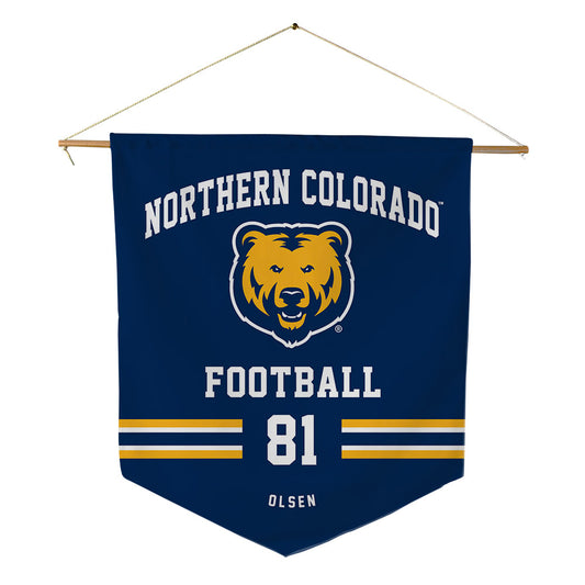 UNCO - NCAA Football : Trey Olsen - Pennant - 18" x 21"-0