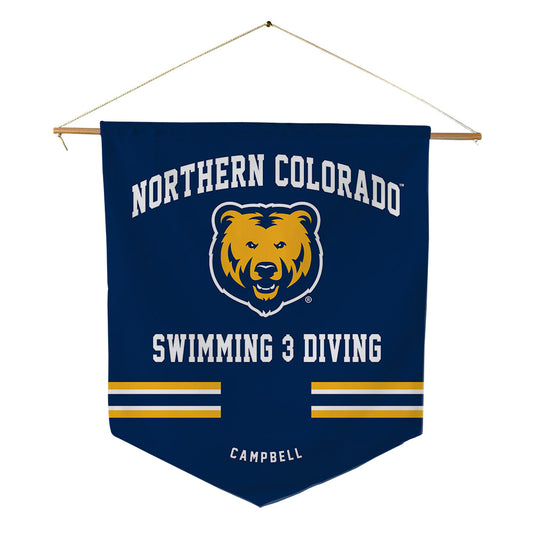 UNCO - NCAA Women's Swimming & Diving : Addison Campbell - Pennant - 18" x 21"-0