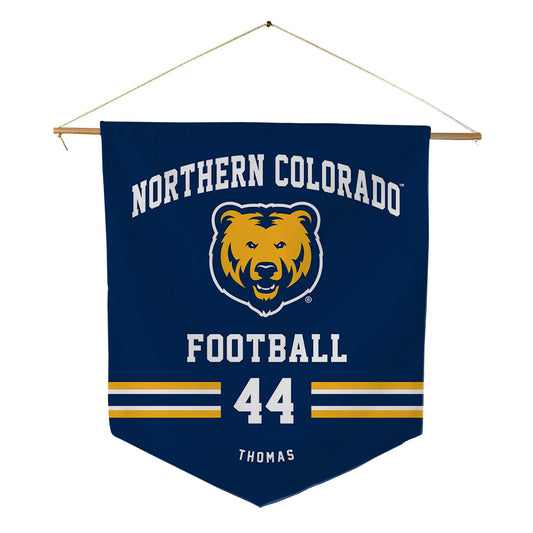 UNCO - NCAA Football : Elijah Thomas - Pennant - 18" x 21"-0