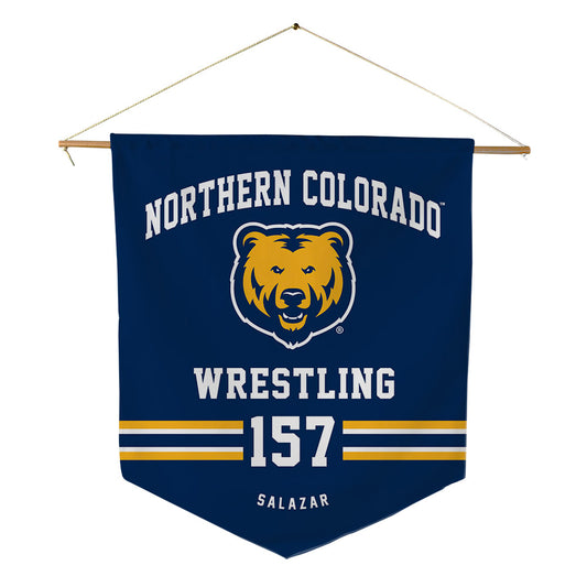 UNCO - NCAA Wrestling : Ramon Salazar - Pennant - 18" x 21"-0
