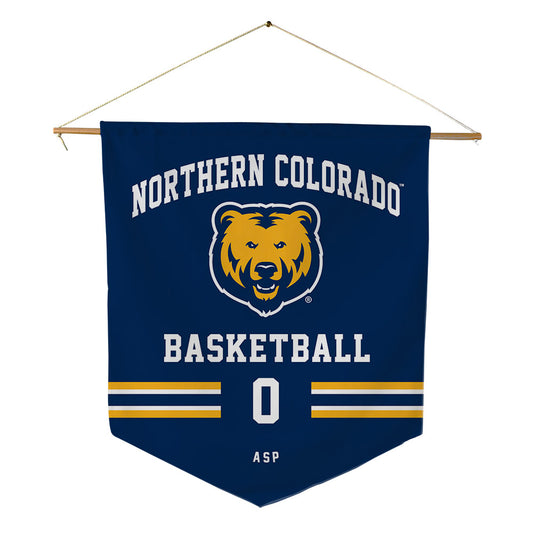 UNCO - NCAA Men's Basketball : Walker Asp - Pennant - 18" x 21"-0