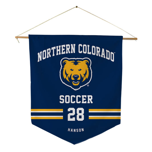 UNCO - NCAA Women's Soccer : Janie Hanson - Pennant - 18" x 21"-0
