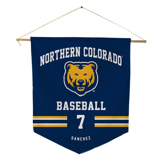 UNCO - NCAA Baseball : Ethan Sanchez - Pennant - 18" x 21"-0