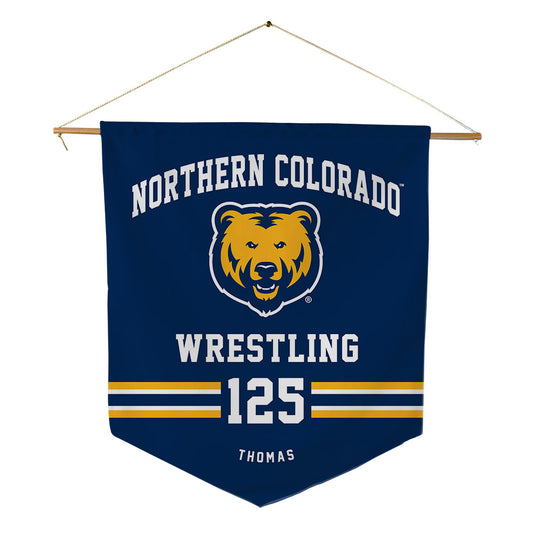 UNCO - NCAA Wrestling : Aydan Thomas - Pennant - 18" x 21"-0