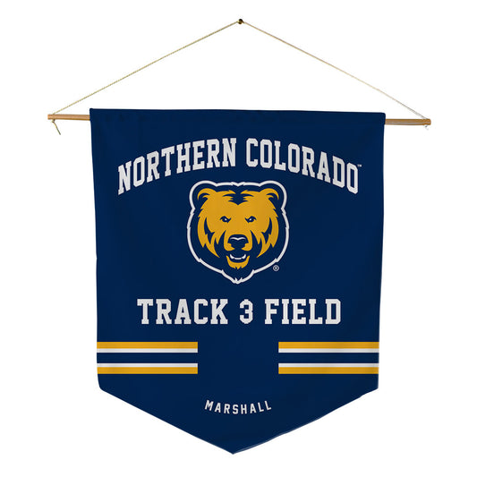 UNCO - NCAA Men's Track & Field : Digby Marshall - Pennant - 18" x 21"-0
